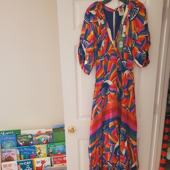 Farm Rio Rainbow Toucan Maxidress - Picture 2 of 8
